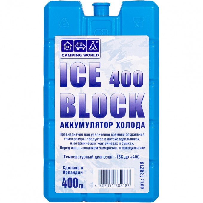 Аккумулятор холода CAMPING WORLD Iceblock 400 138218