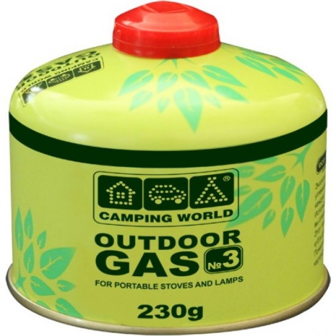 Картридж газовый CAMPING WORLD 230 г 381858